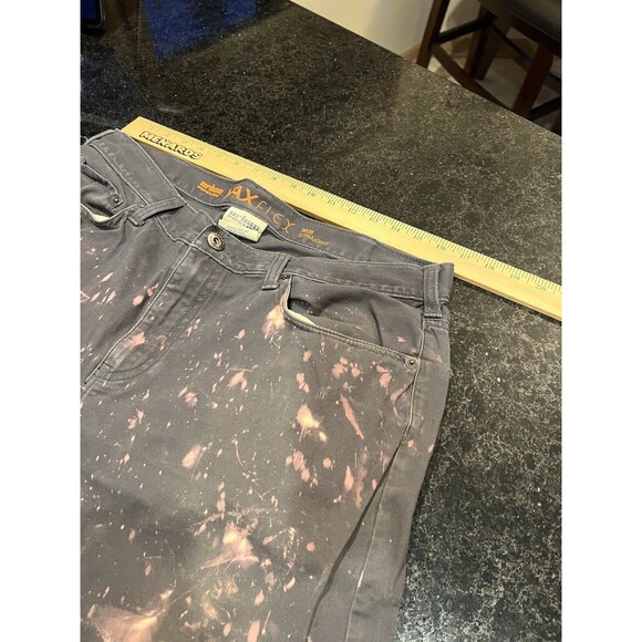 Urban Pipeline MaxFlex Men’s Straight Jeans 38x30 Blue Bleach Paint Splatter I - Picture 10 of 15